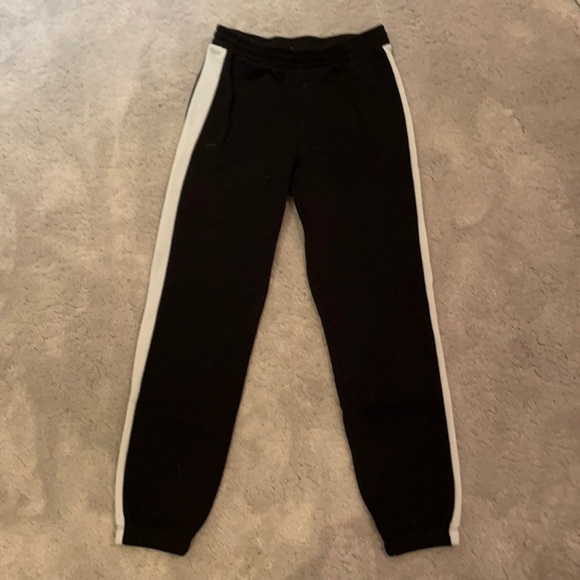 Forever 21 Pants - adorable black and white sweatpants!!